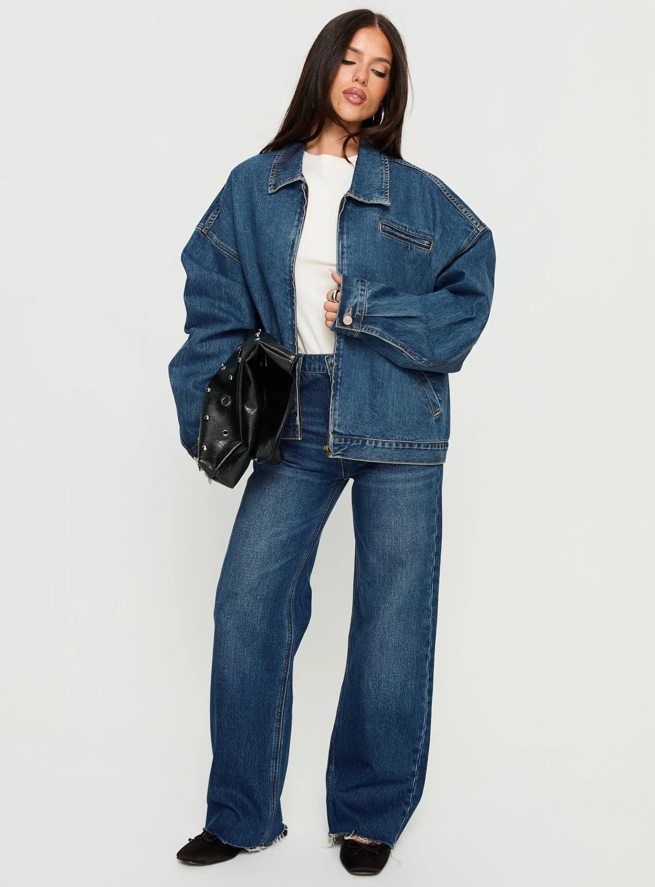 Riina Bomber Jacket Denim