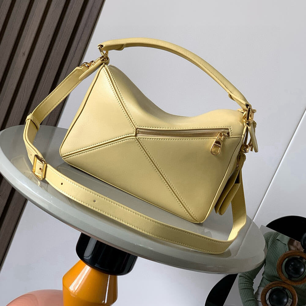 Loewe Small Featherlight Puzzle bag in nappa lambskin(HIGH-END GRADE) - Top Club