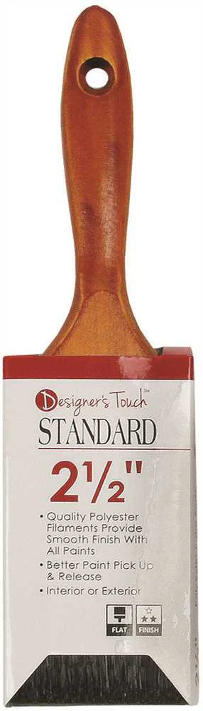 Designer Touch&trade; Standard Varnish Brush, 2-1-2 In. - CPC Painting, Inc.