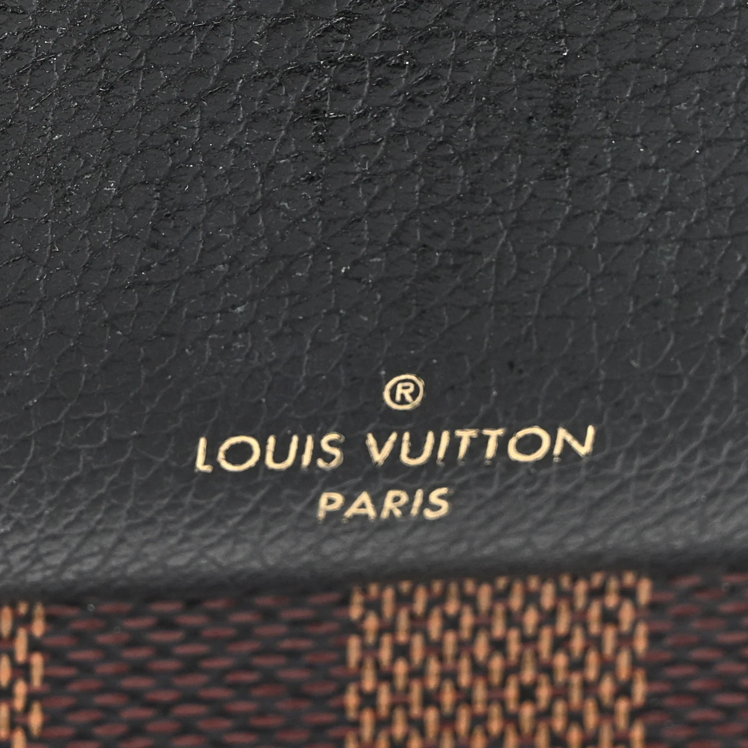 Damier Ebene Vavin Chain Wallet Black - Top Club