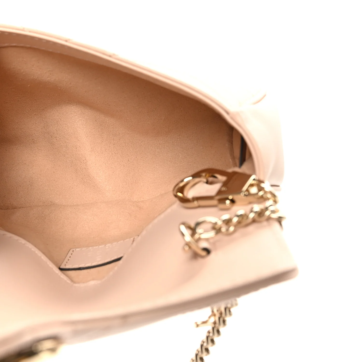 Calfskin Matelasse Super Mini GG Marmont Shoulder Bag Porcelain Rose - Top Club