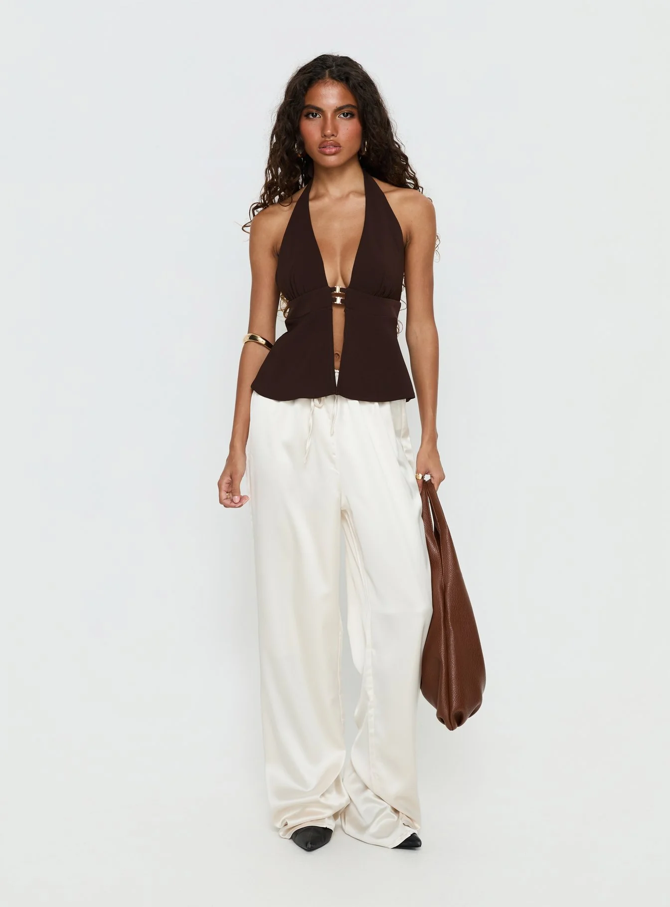 Brealle Halter Top Chocolate