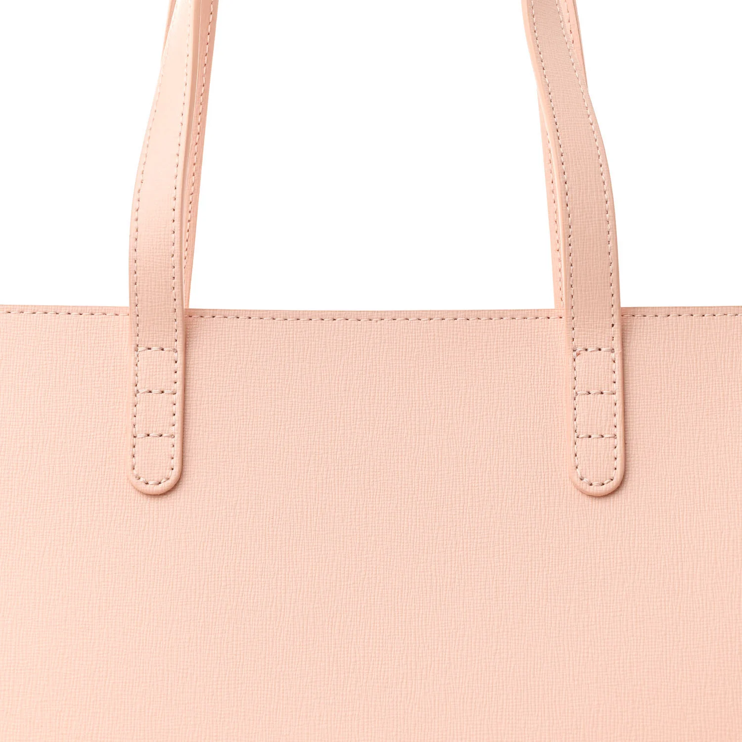 Saffiano Small Zip Tote Dahlia - Top Club