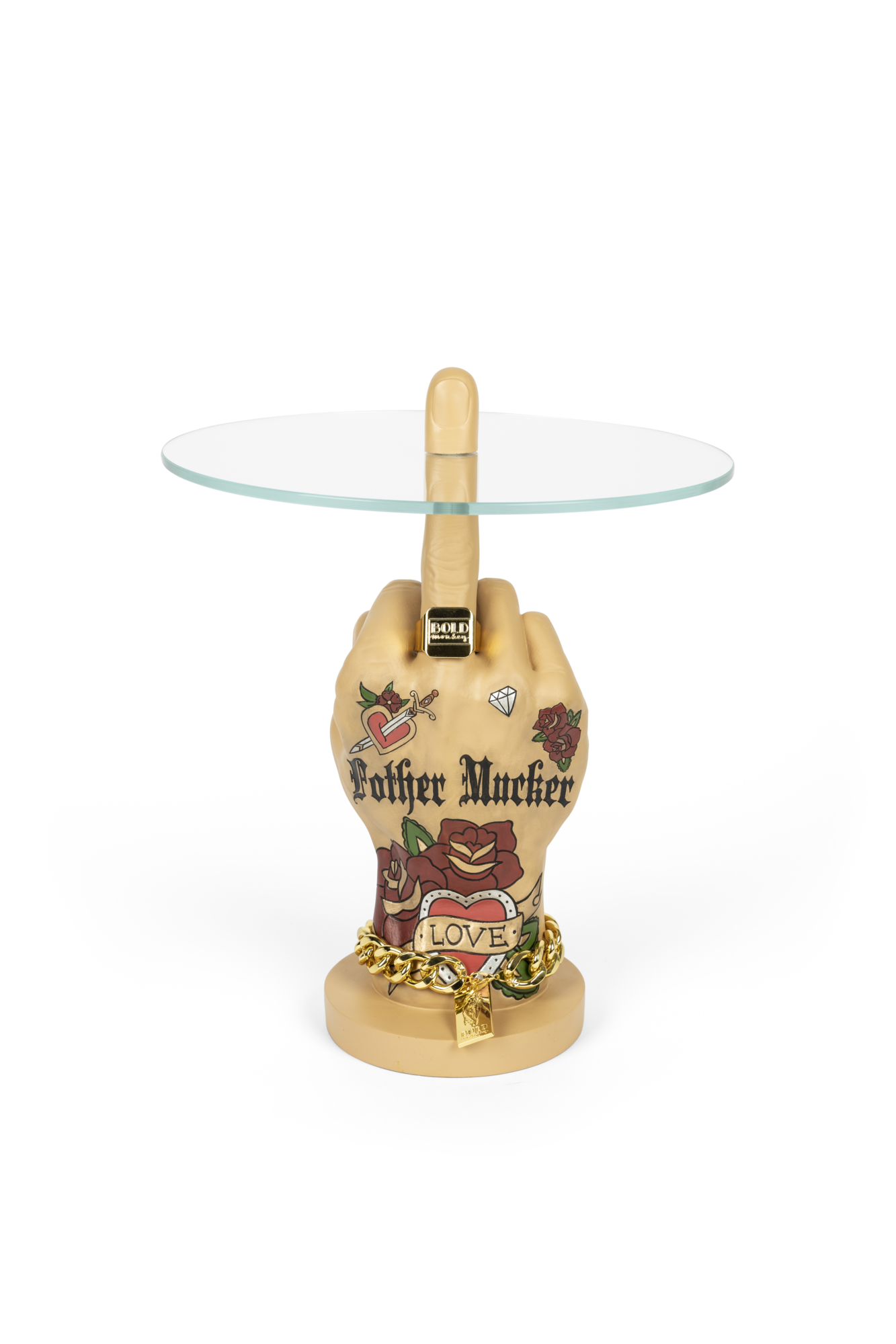 FOTHER MUCKER SIDE TABLE LOVE