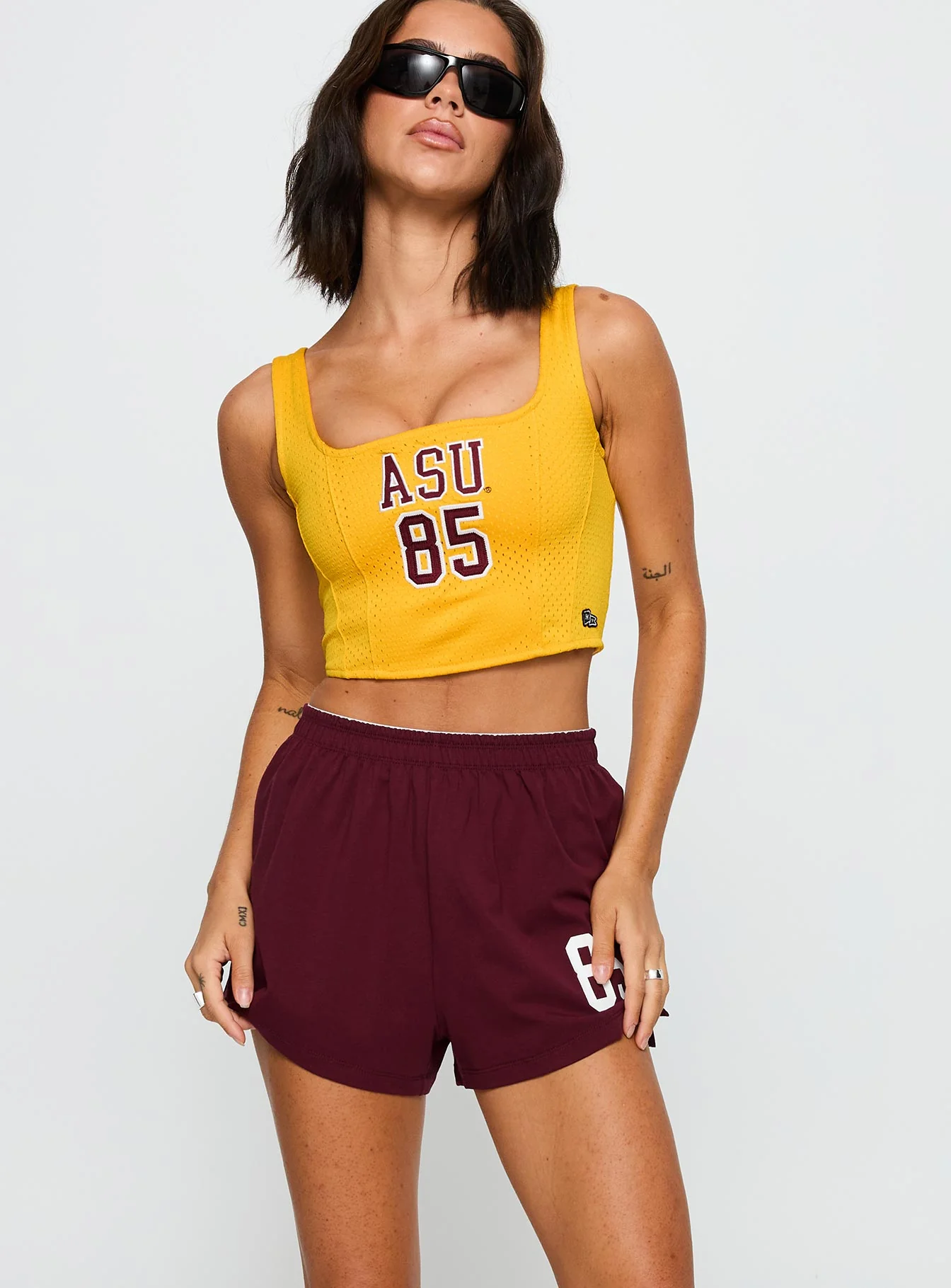 ASU Soffee Shorts Maroon