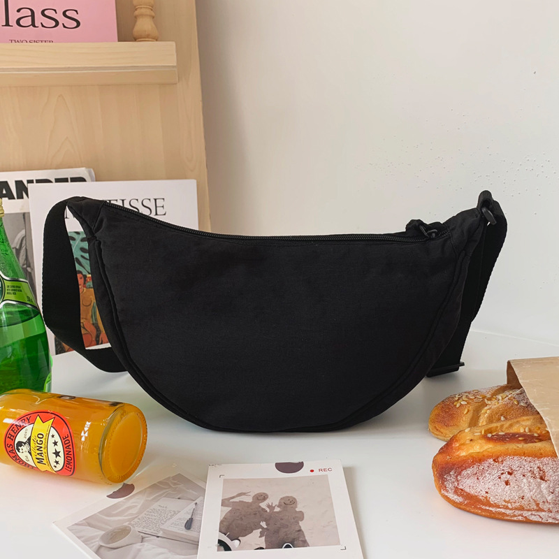 U-brand similar cross-border 2023 summer women's trendy dumpling bag, lightweight nylon small crossbody bag, versatile shoulder bag