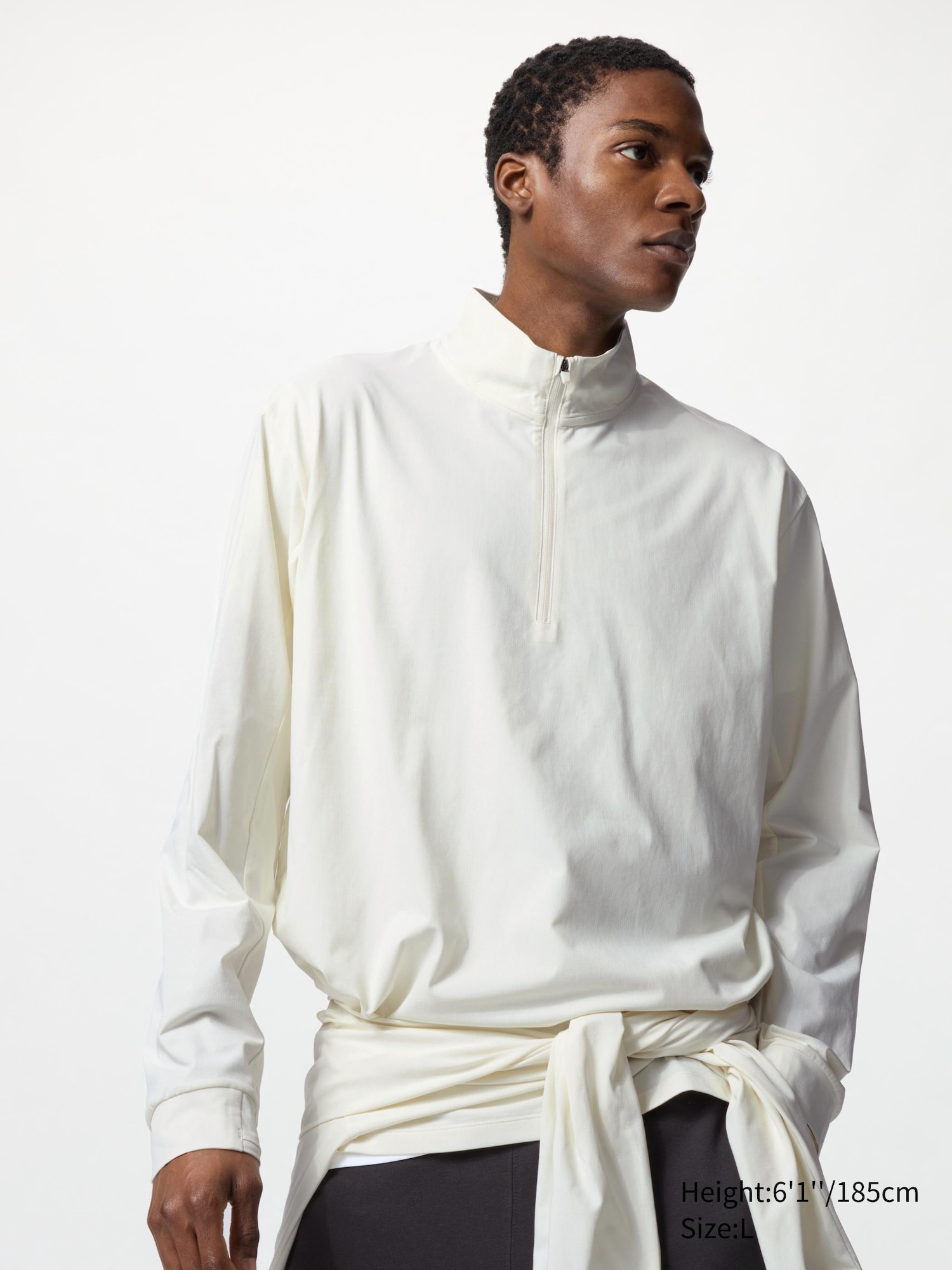 DRY-EX UV Protection Half Zip T-Shirt