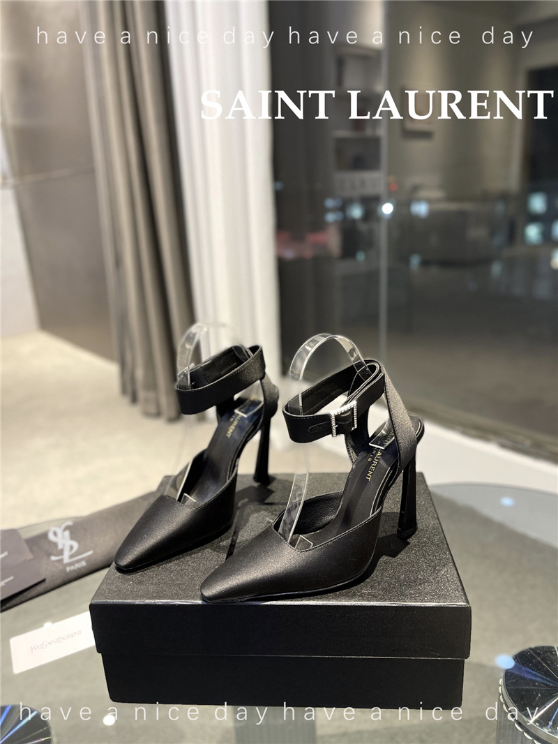 YSL FANNY crepe satin slingback pumps - Sneaker Replica Workshop