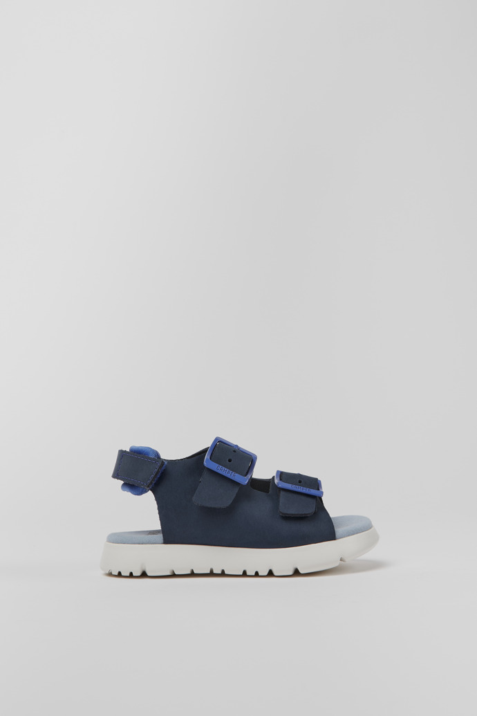 Caterpillar Blue Leather Sandals for Boys