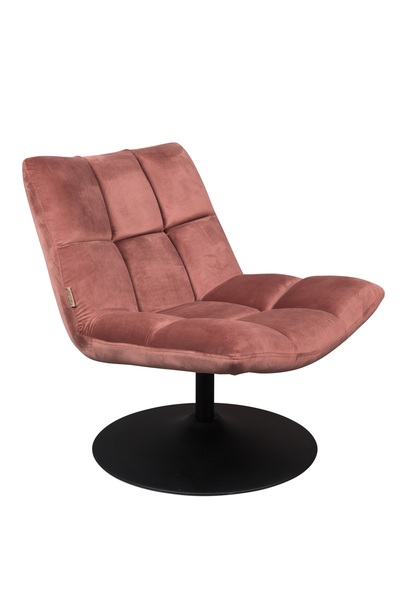 Fauteuil Bar Velvet oud roze