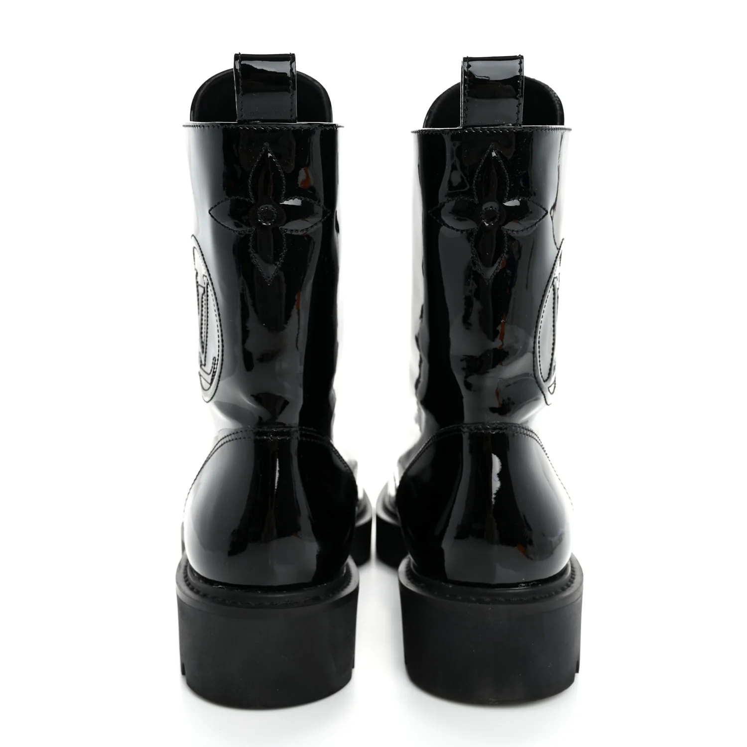 Patent Territory Flat Ranger Boots 38 Black - Top Club