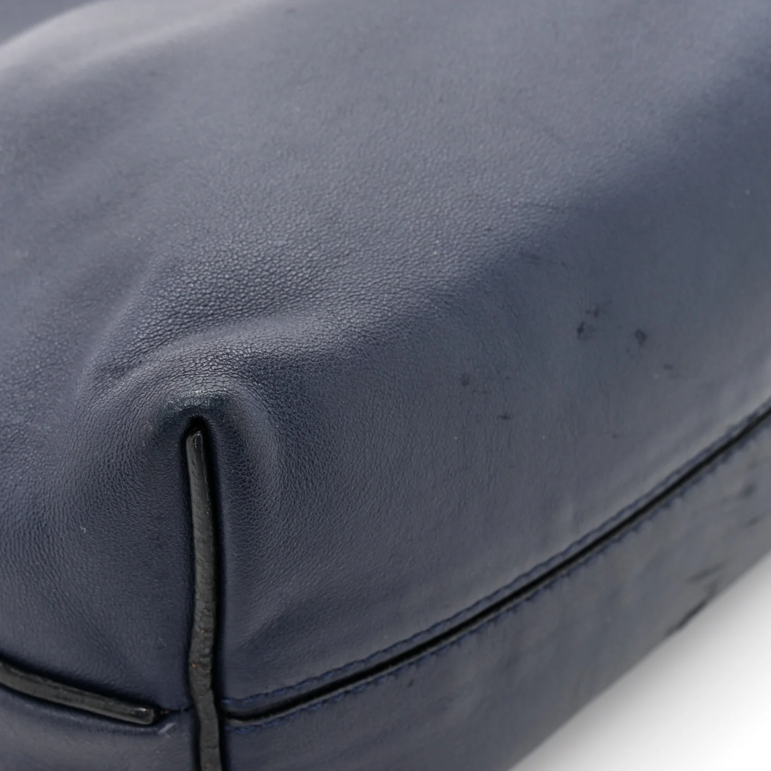 Calfskin Mini Flamenco Knot Clutch Abyss Blue - Top Club