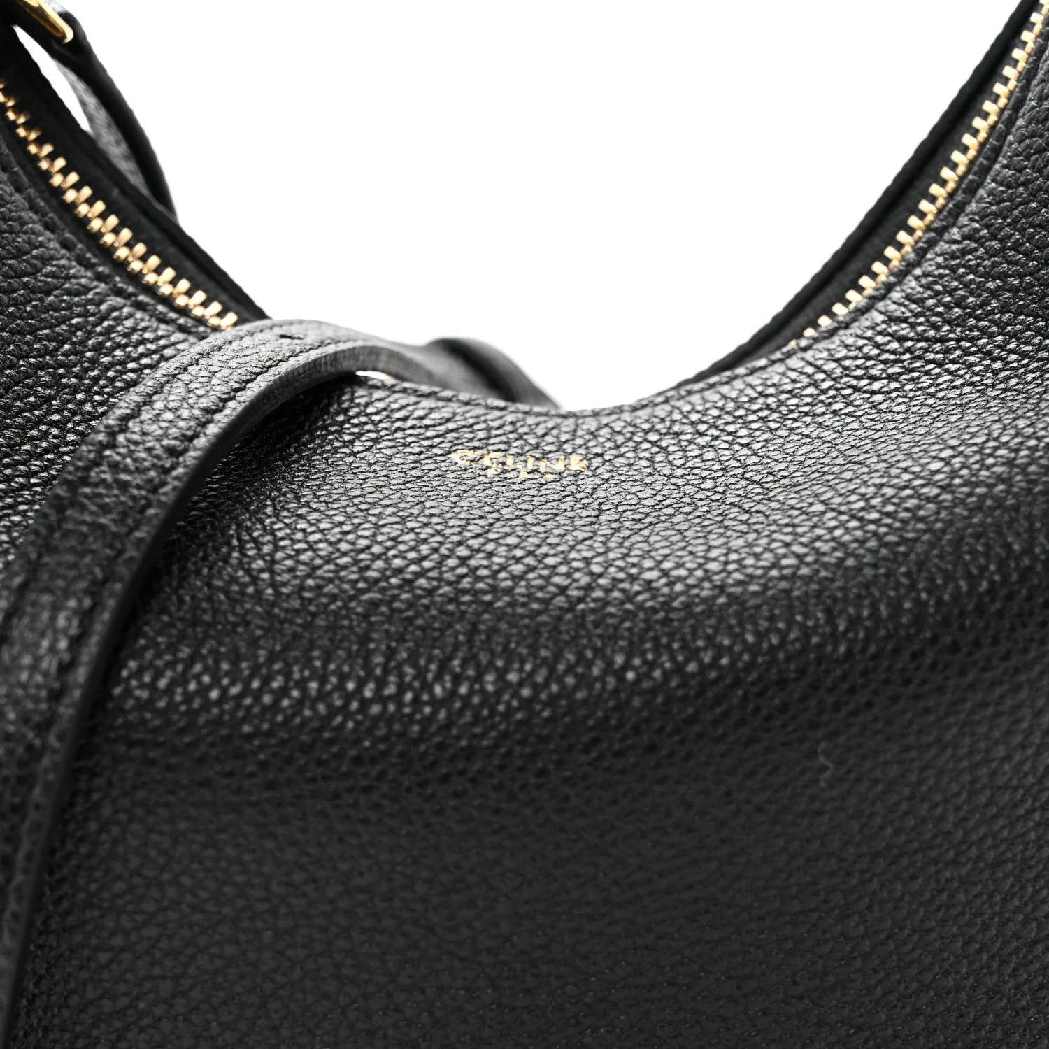 Supple Grained Calfskin Teen Lulu Shoulder Bag Black - Top Club