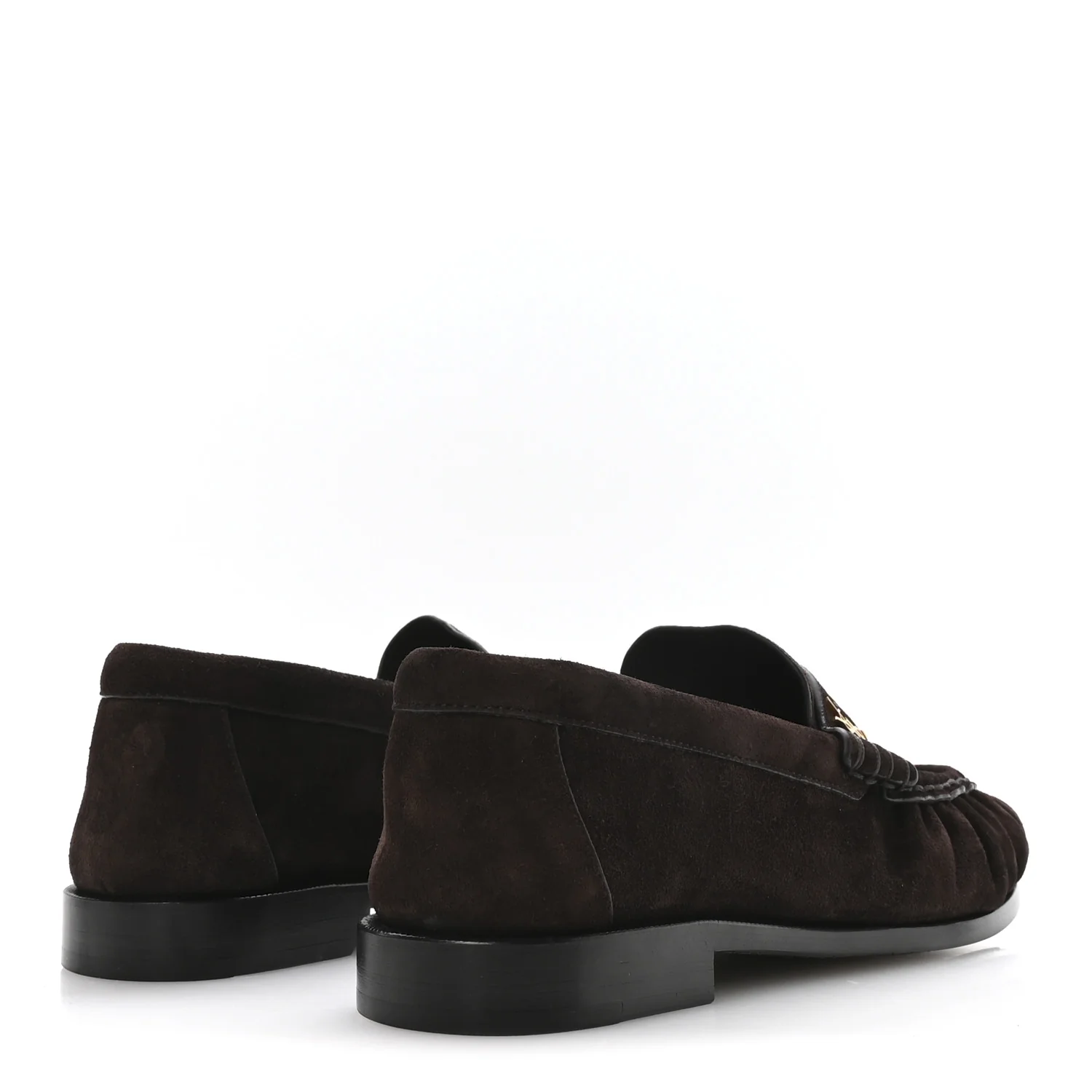 Suede Le Loafer 15 Penny Slippers 37 Dark Chocolate - Top Club
