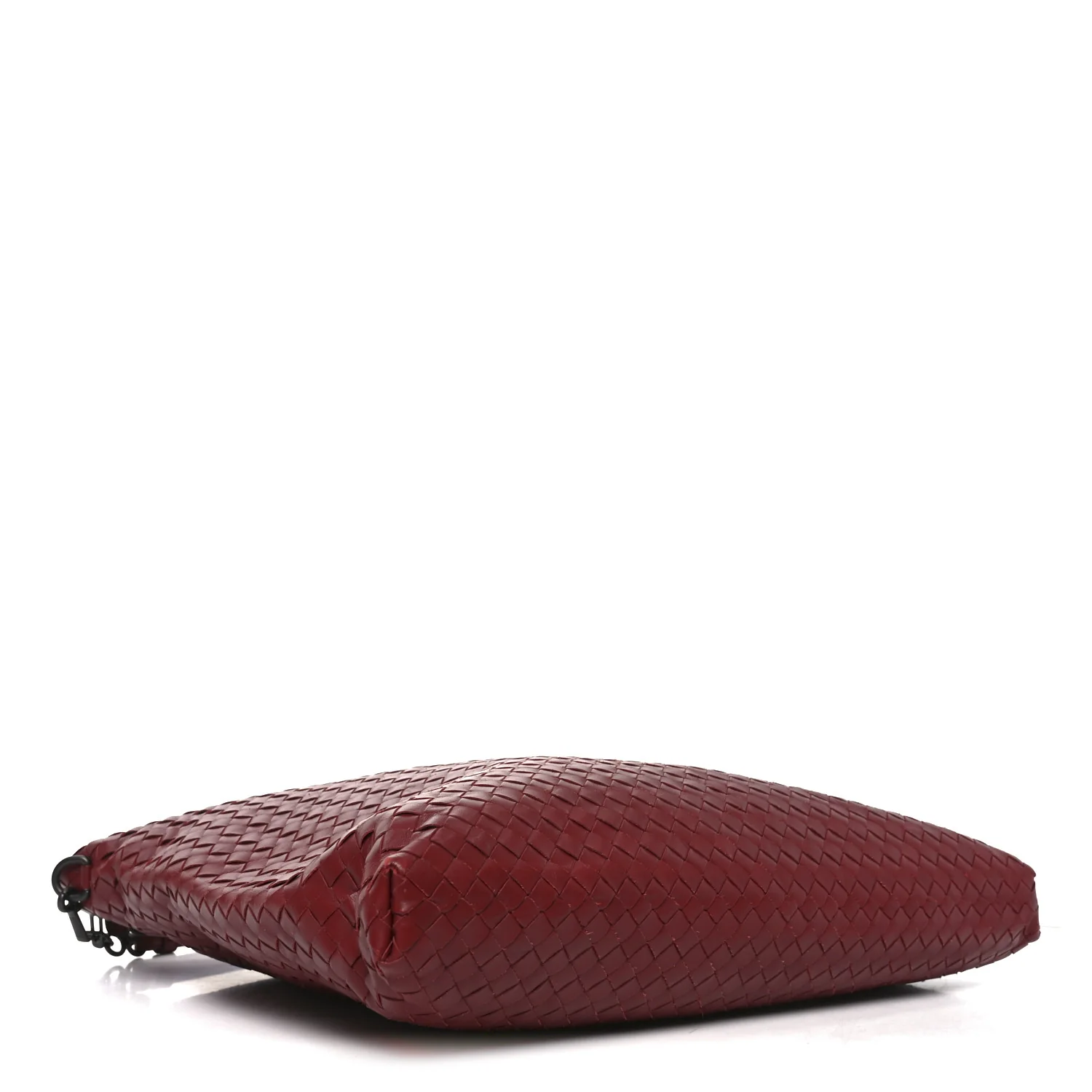 Nappa Intrecciato Medium Convertible Tote Burgundy - Top Club