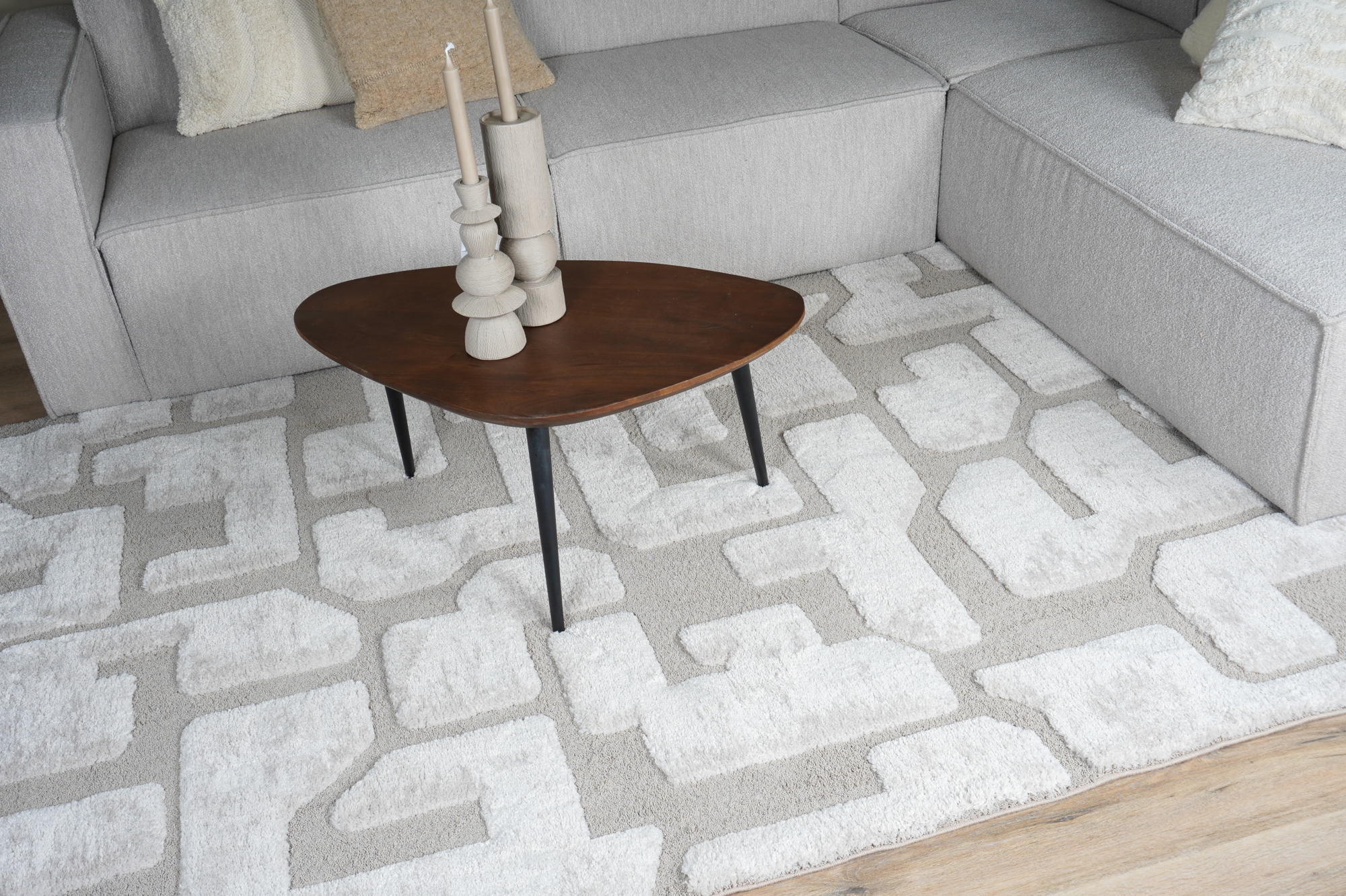 Vloerkleed Liana Beige 160 x 230 cm