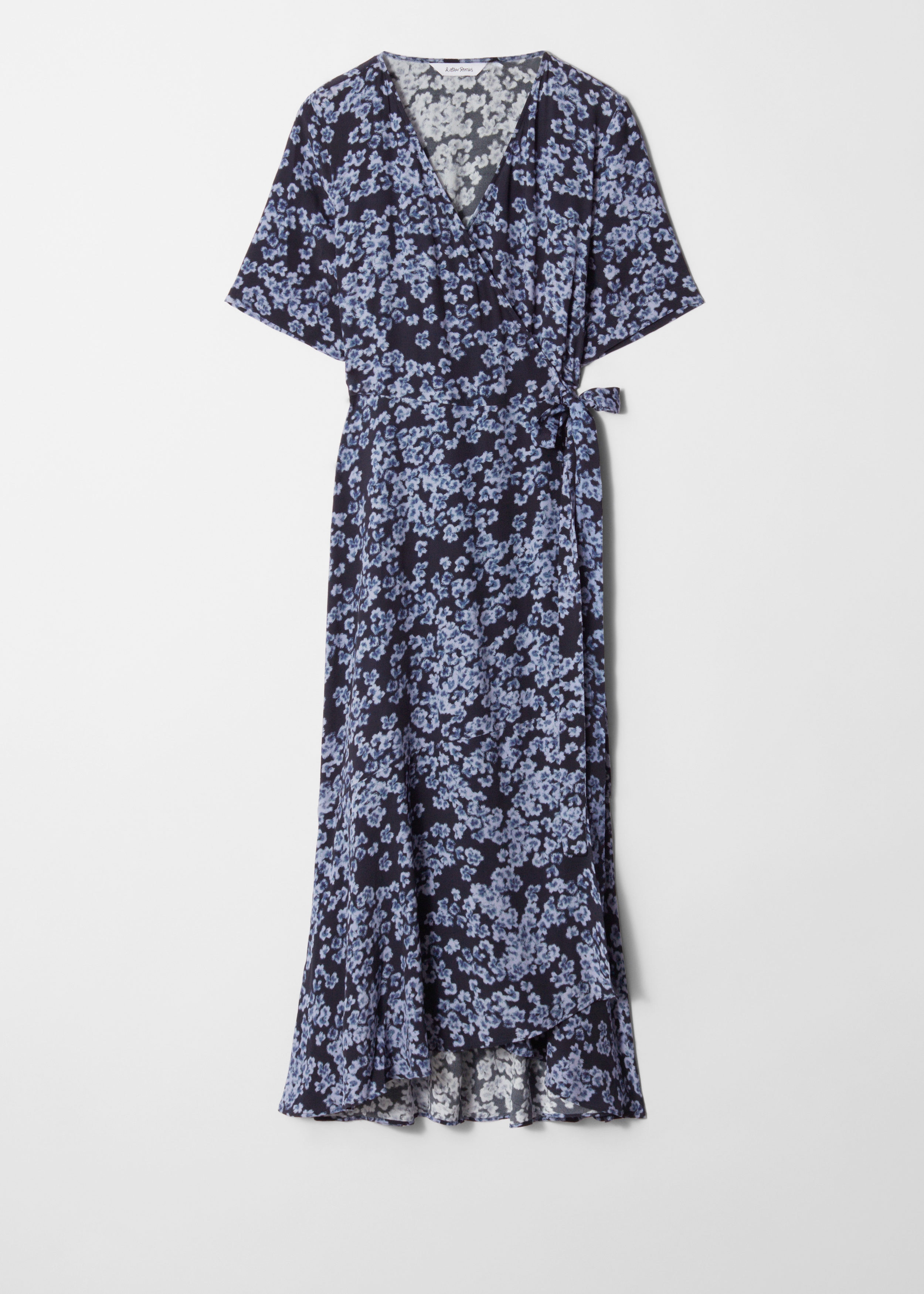 & Other Stories WRAP MIDI DRESS