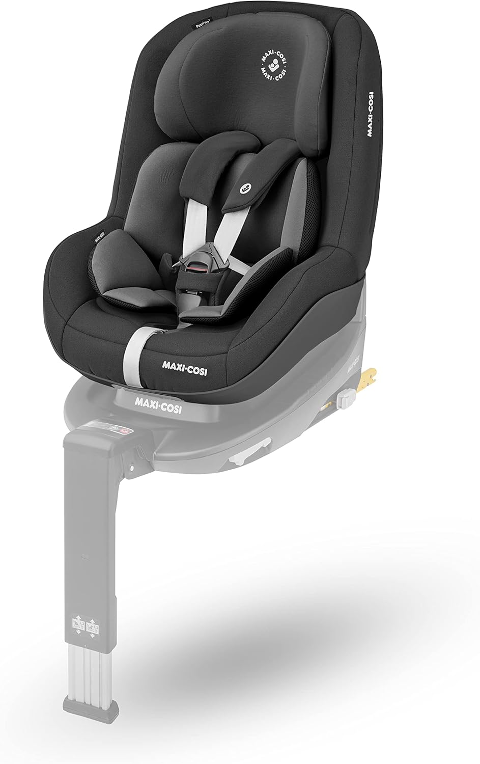 Maxi-Cosi Pearl Pro2 i-Size Seggiolino Auto, Isofix, Reclinabile Gruppo 1, per Bambini 6 mesi - 4 anni (67-105 cm), ECE R129 i-Size, Colore Authentic Black