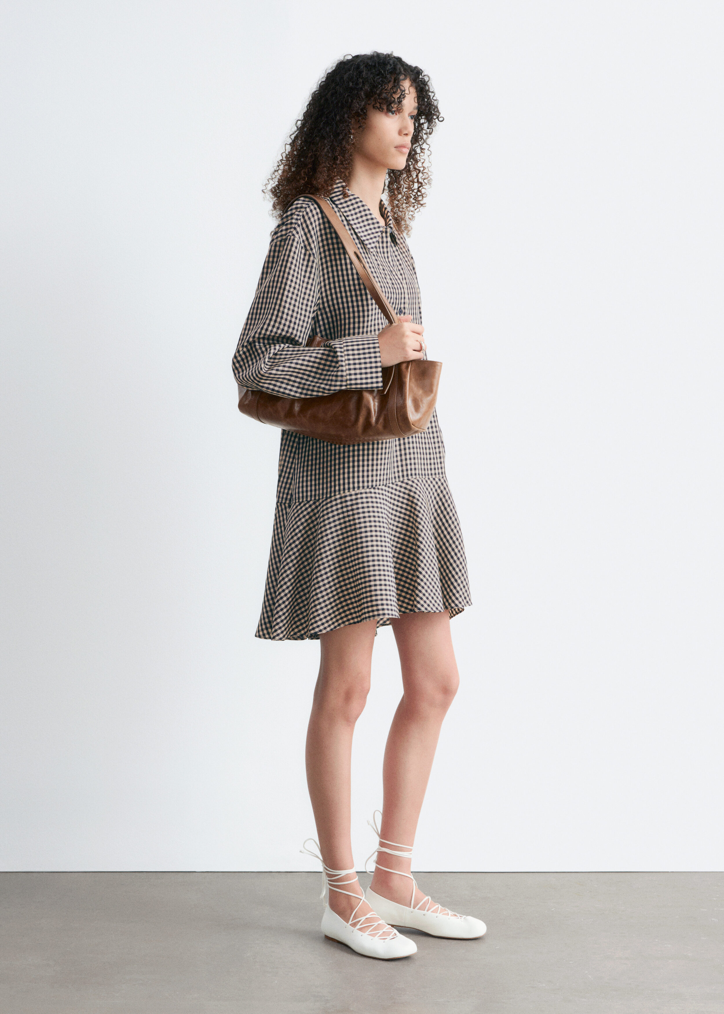 & Other Stories DROP-WAIST SHIRT DRESS