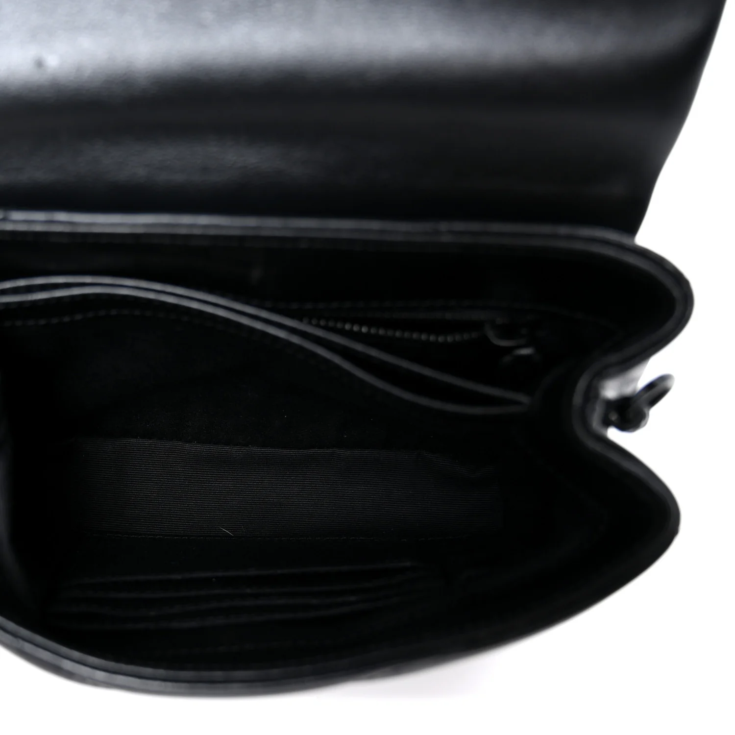 Calfskin Y Quilted Monogram Monochrome Toy Loulou Crossbody Bag Black - Top Club
