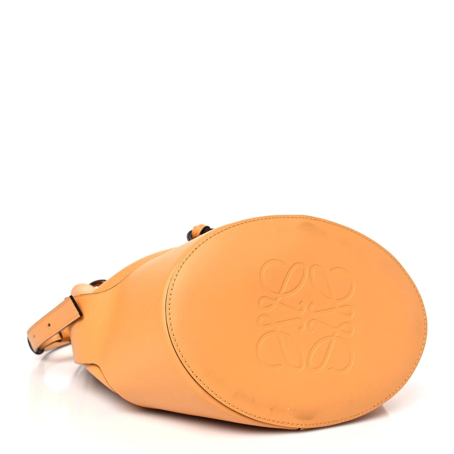 Grained Calfskin Medium Balloon Bag Saffron Yellow - Top Club