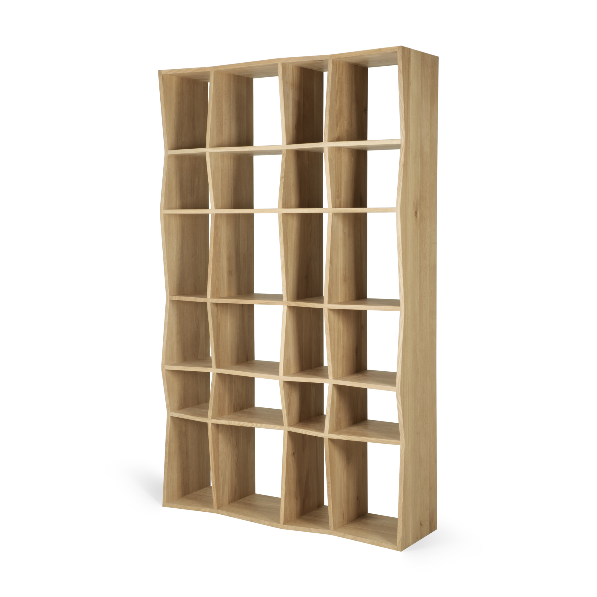 Vakkenkast Z eiken 125 cm