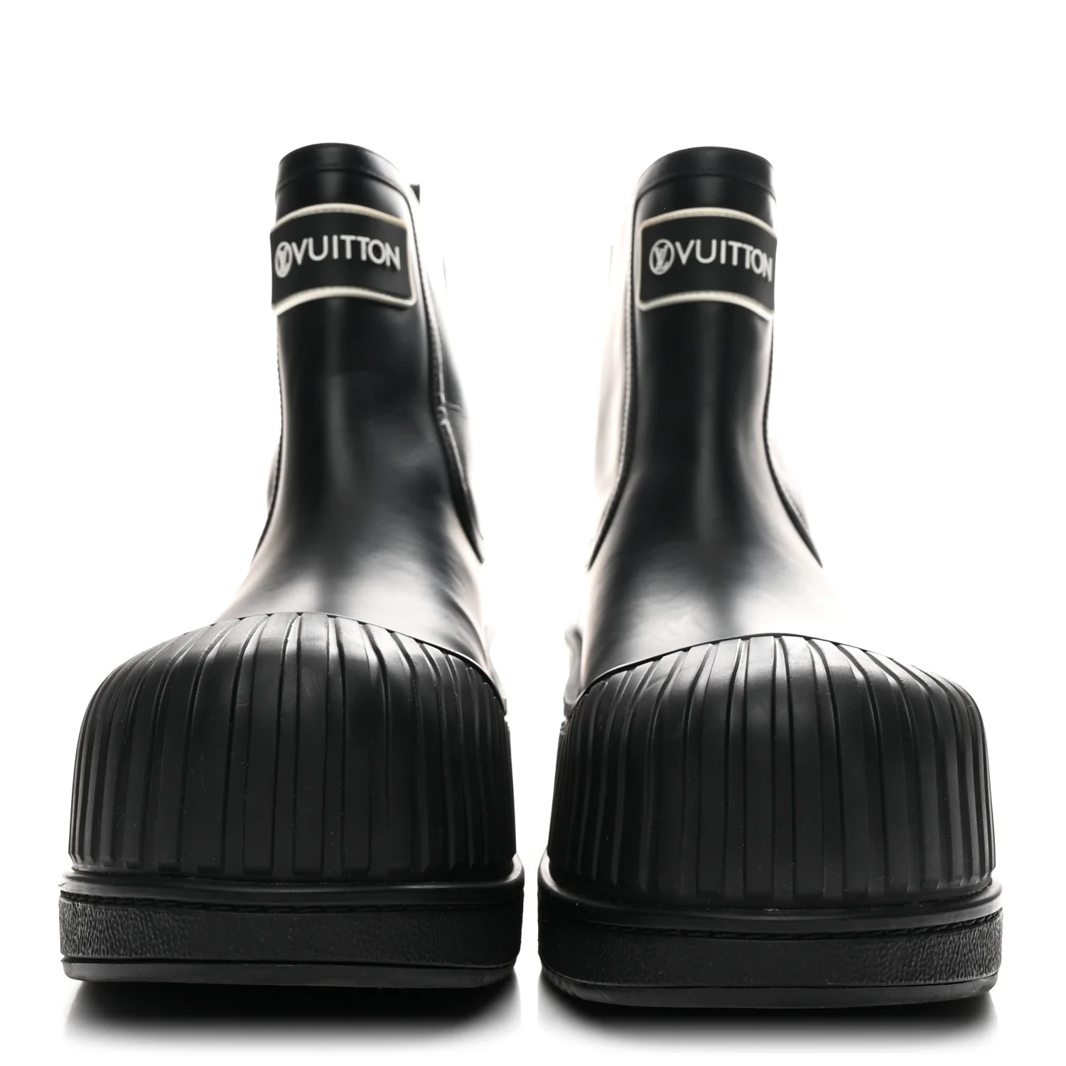 Calfskin Polar Flat Ankle Boots 41 Black - Top Club