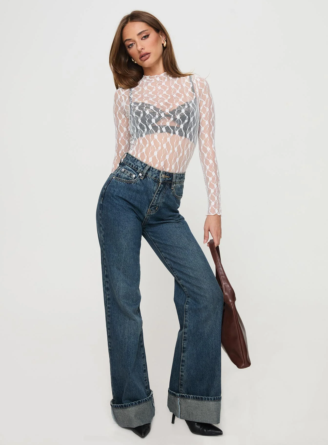 Liedman Long Sleeve Bodysuit White