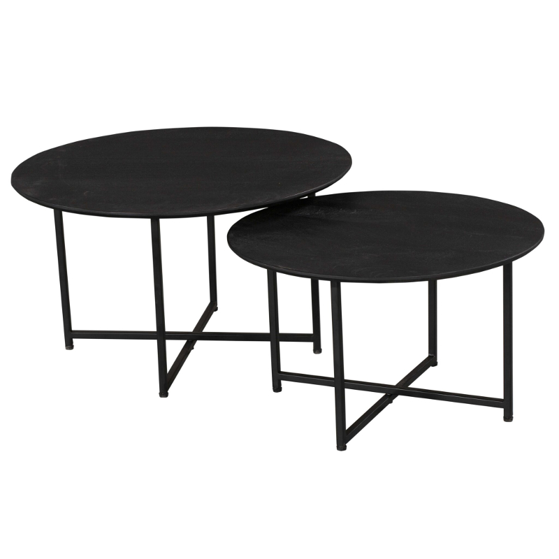 Salontafel Amstel - set van 2 Zwart