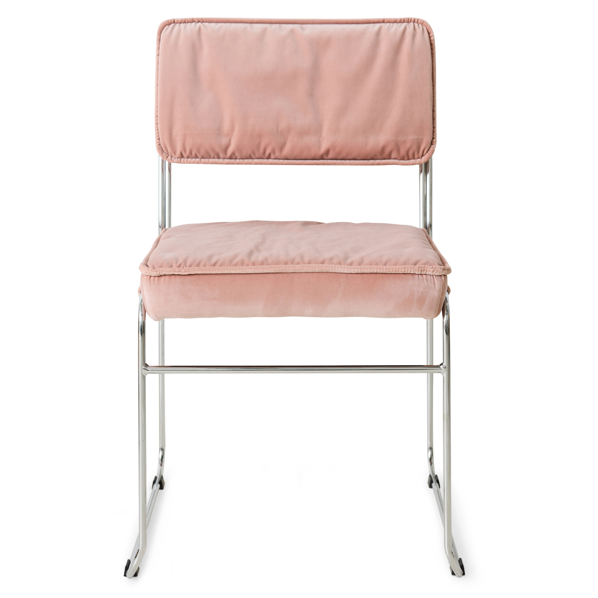 Eetkamerstoel Endless Dining velvet Lychee pink