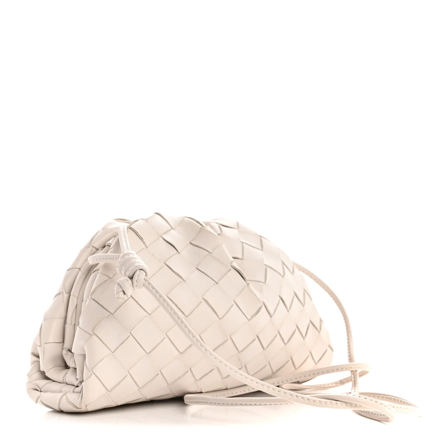 Nappa Intrecciato The Mini Pouch Chalk - Top Club