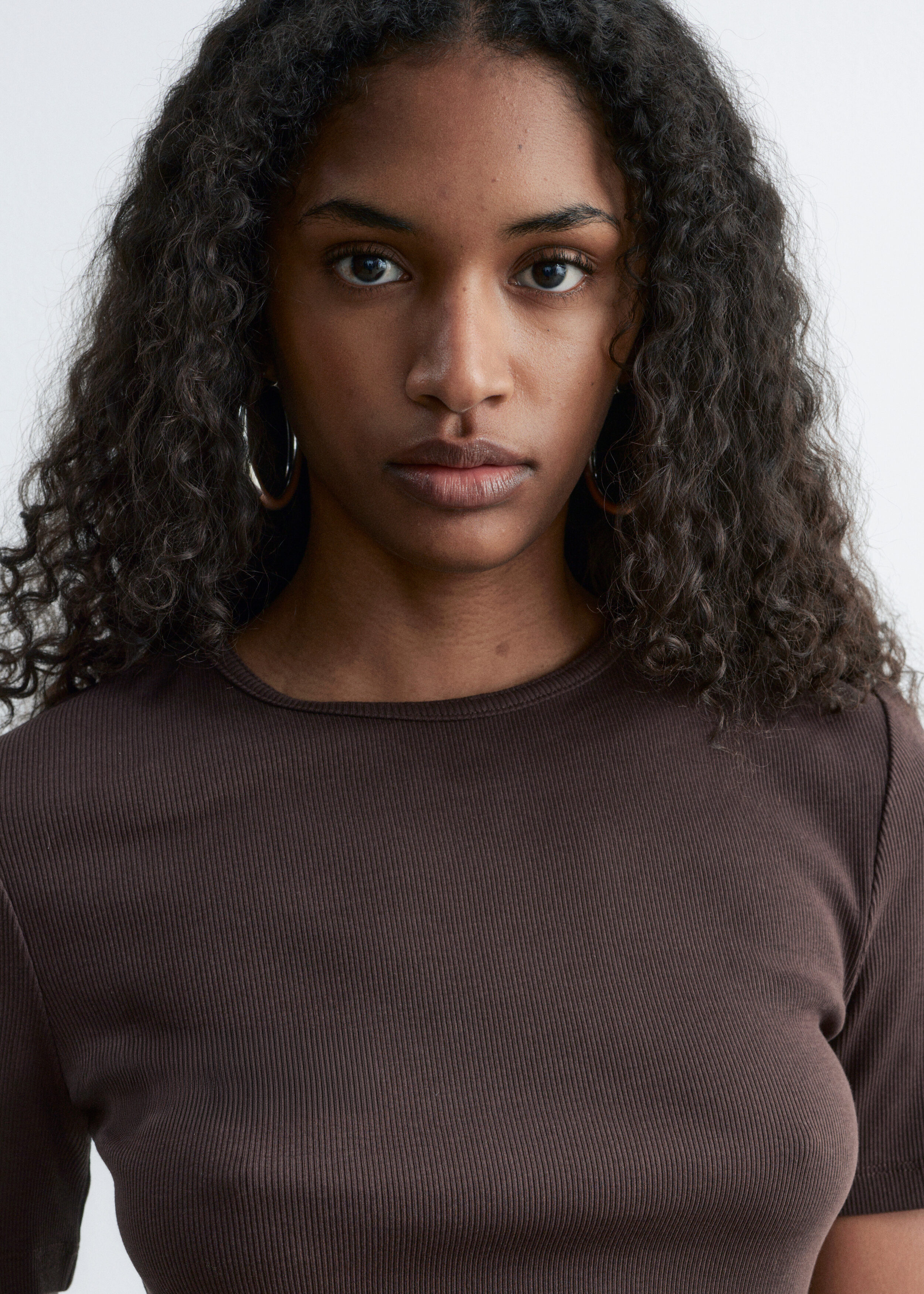 & Other Stories RIBBED T-SHIRT