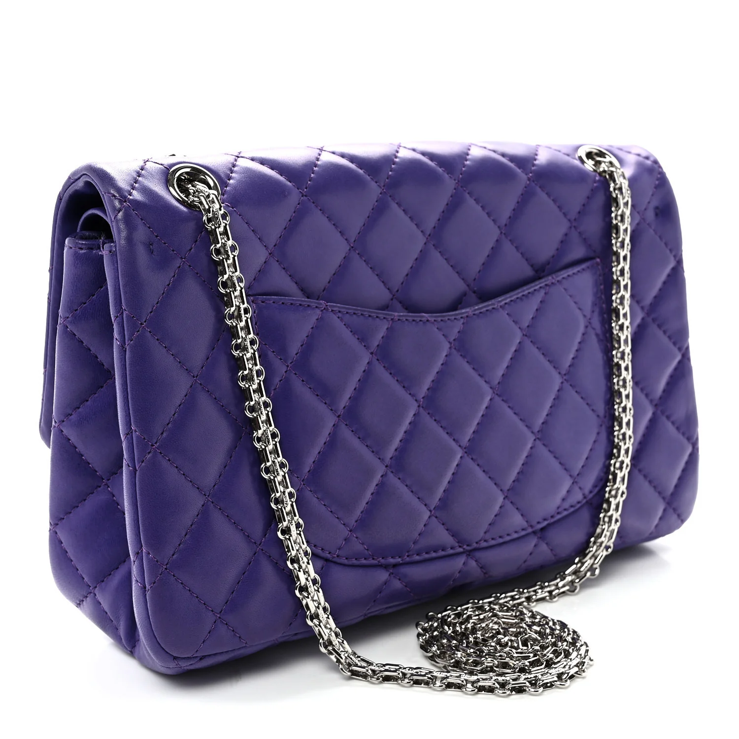 Lambskin Quilted 2.55 Reissue 226 Flap Purple - Top Club