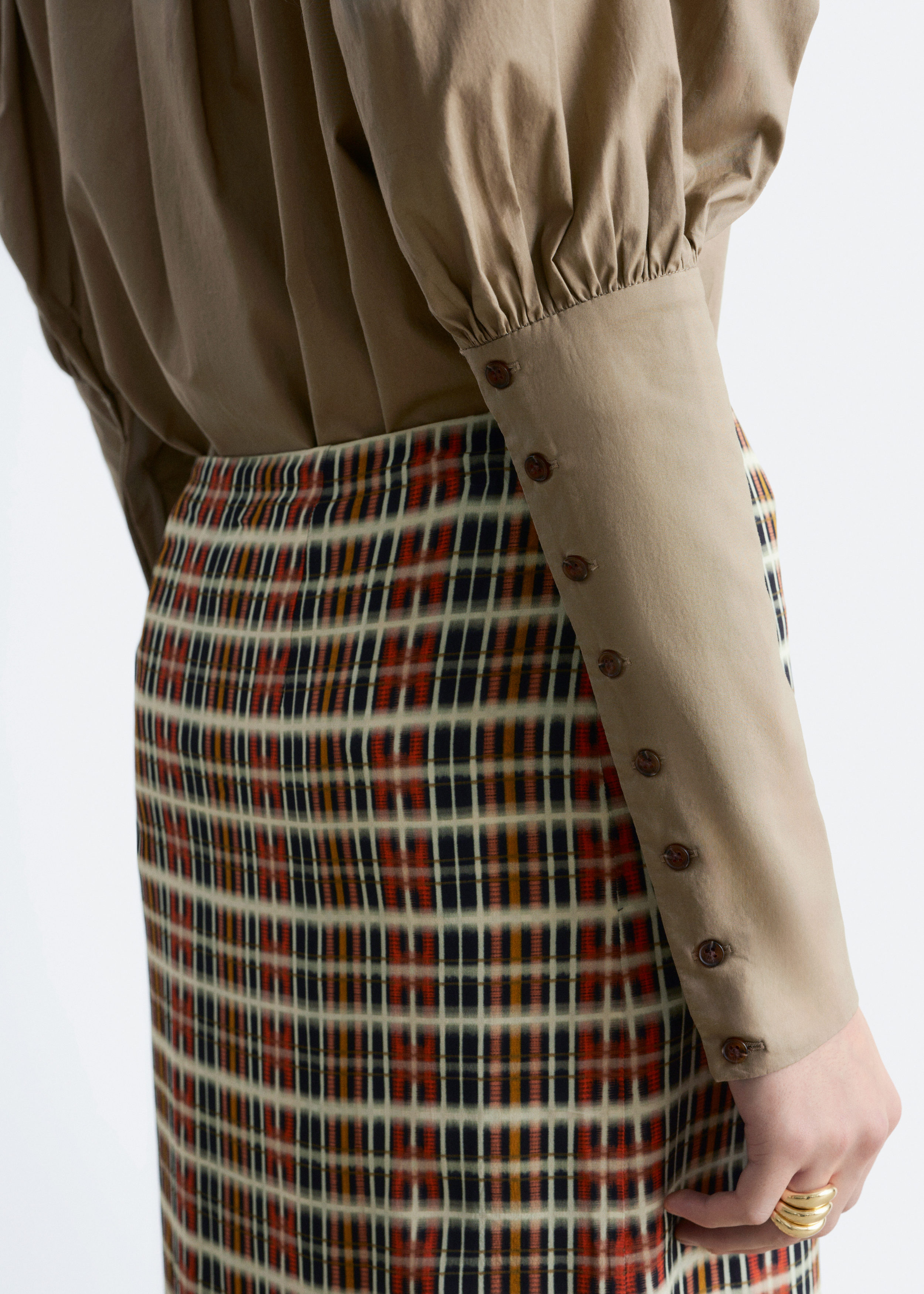 & Other Stories PUFF-SLEEVE BLOUSE