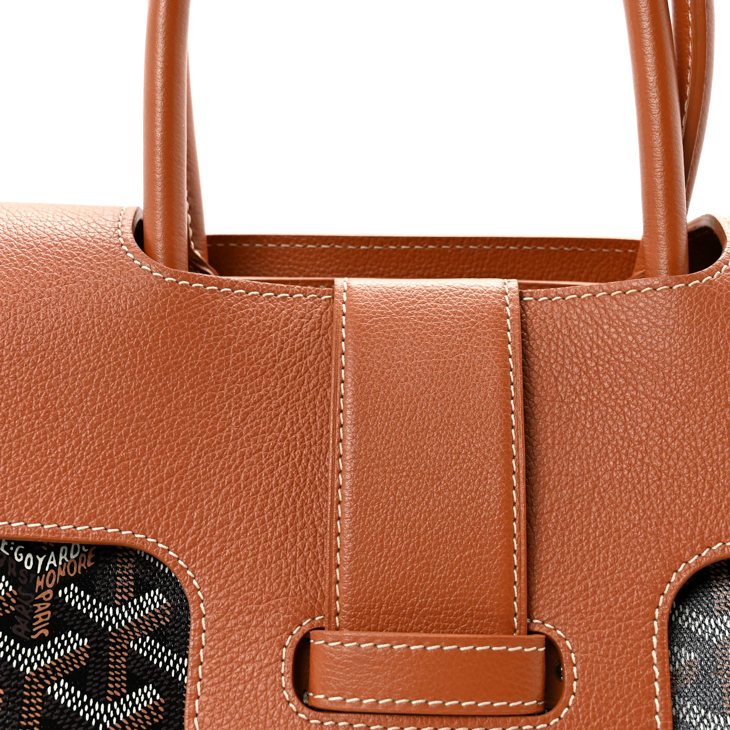 Goyardine Saigon Tote Black Gold - Top Club