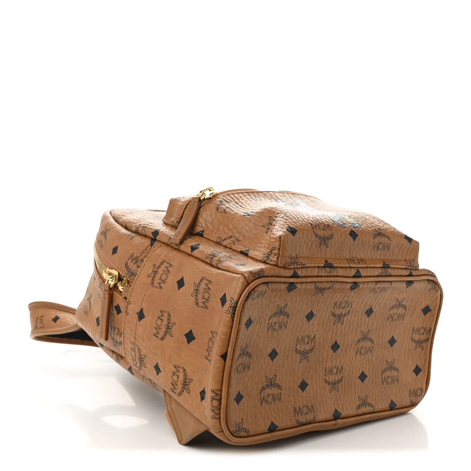 Visetos Small Stark Rabbit Backpack Cognac - Top Club