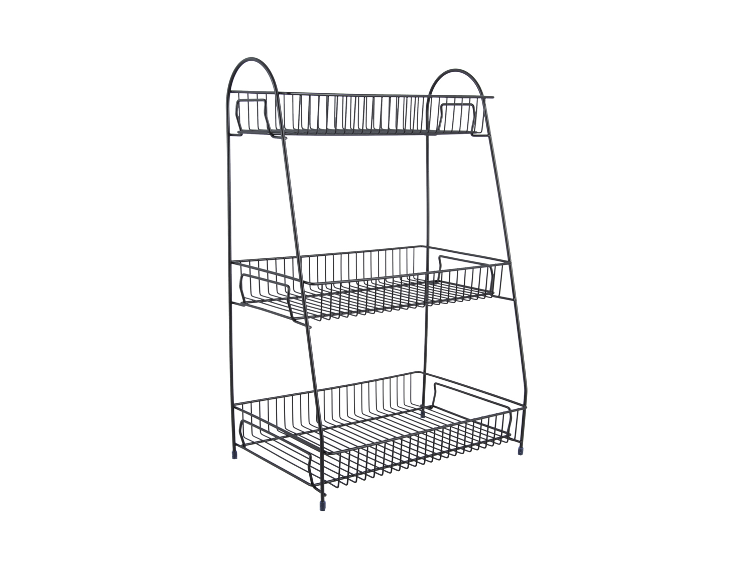 Kitchen rack Tidy large iron matt black