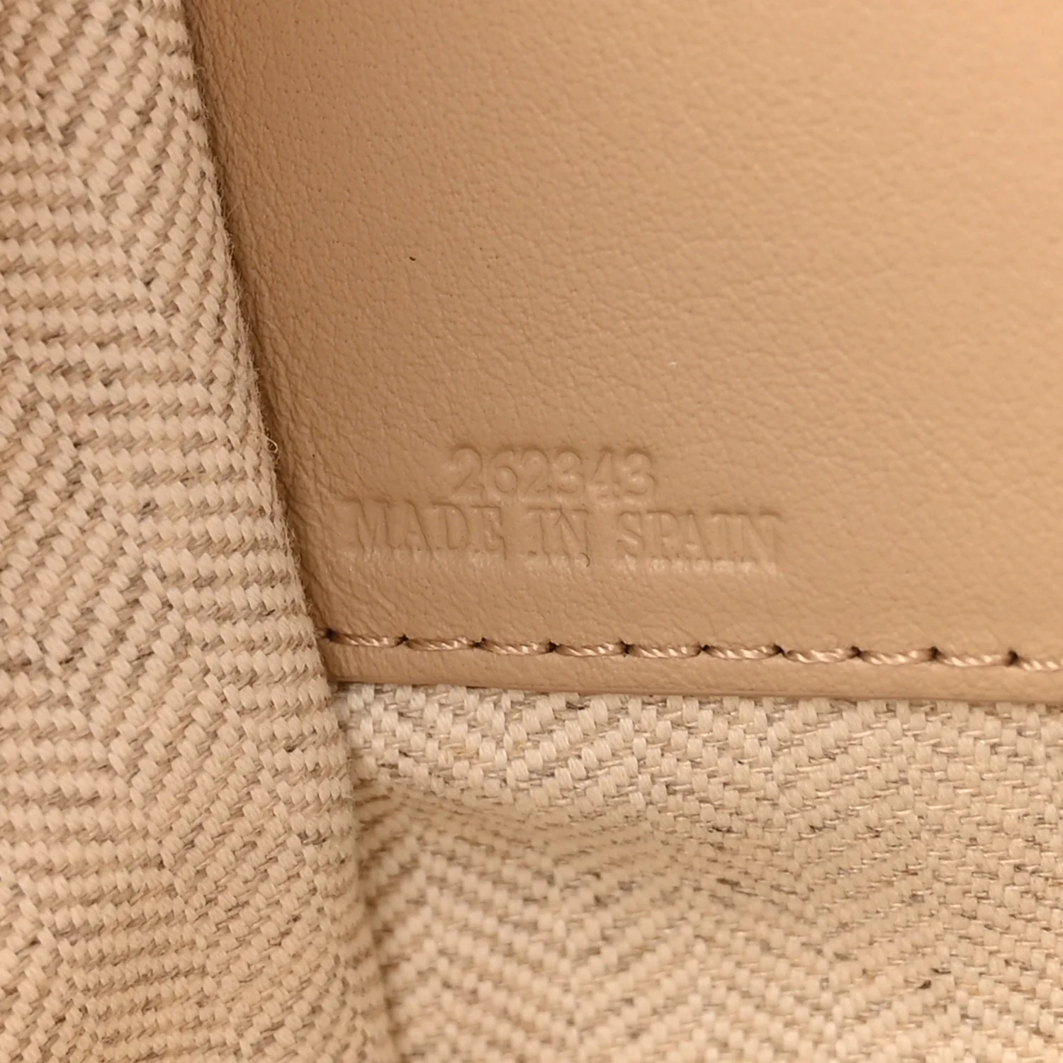 Calfskin Small Hammock Shoulder Bag Sand White - Top Club