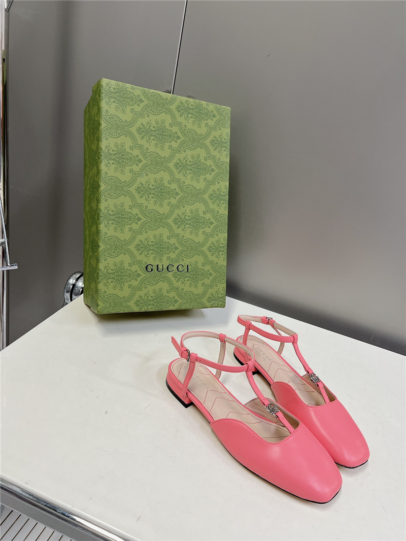 gucci double G hardware buckle embellished sandals - Sneaker Replica Workshop