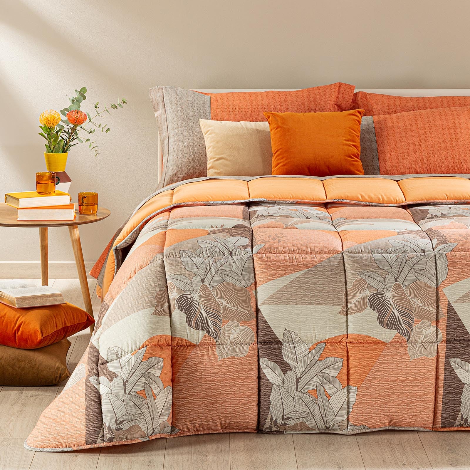 Single AMBRA Modern single microfiber quilt