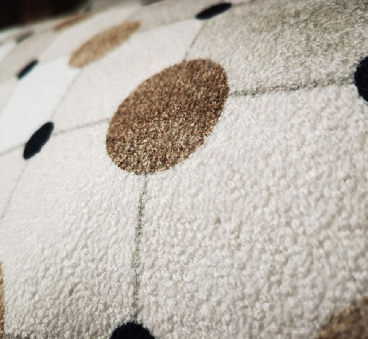 Abstract bedroom rug