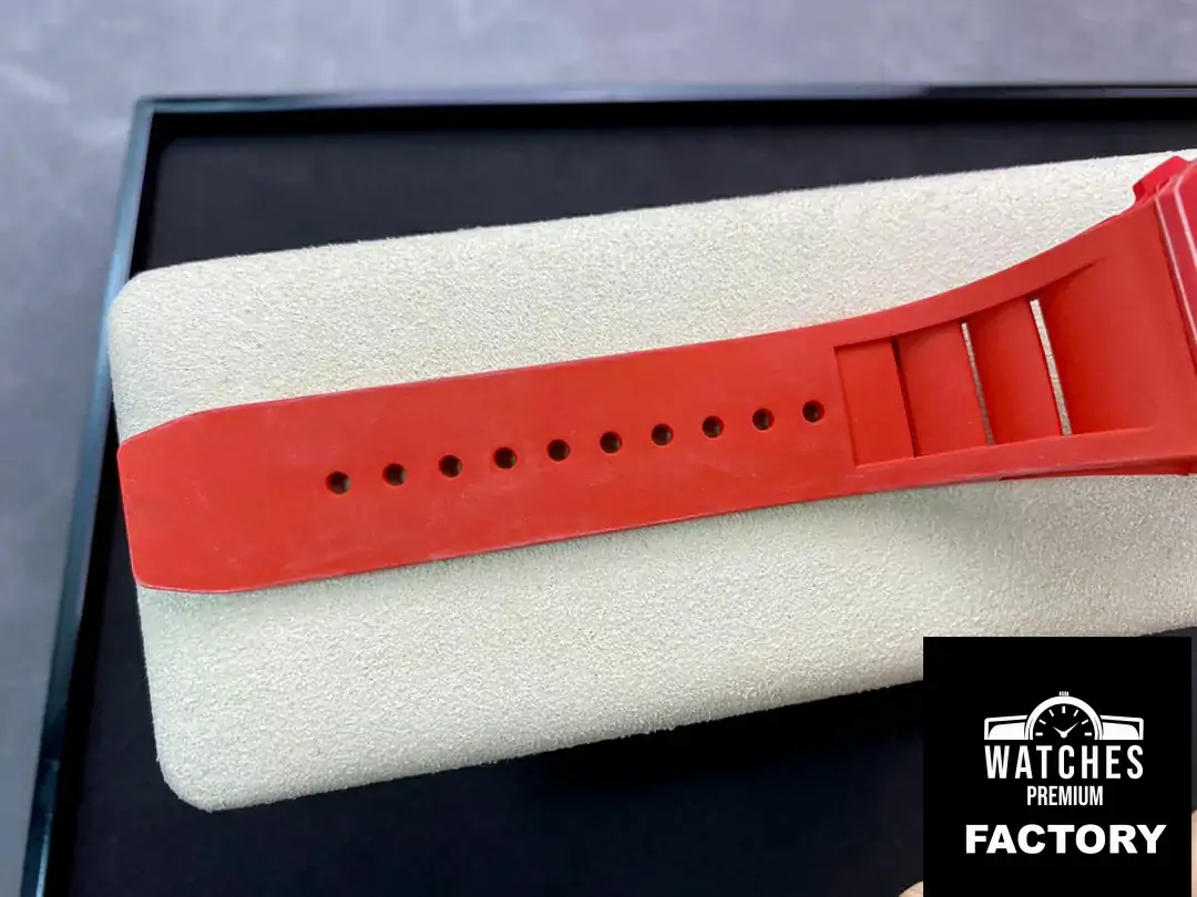 Richard Mille RM035-02 RM Factory Red Rubber Strap