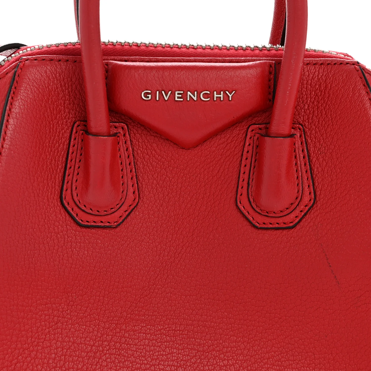 Sugar Goatskin Mini Antigona Red - Top Club