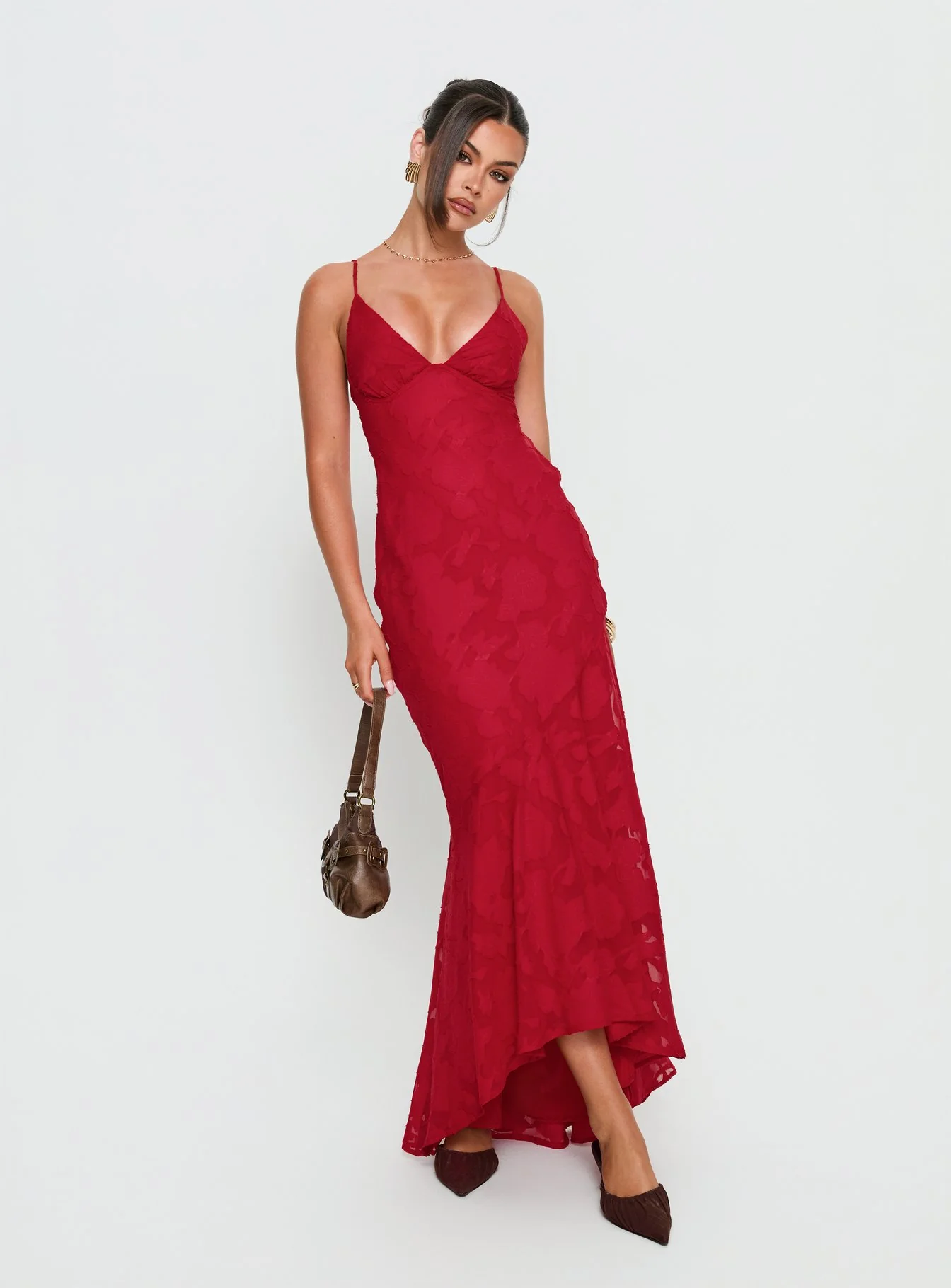 Cyrene Maxi Dress Red