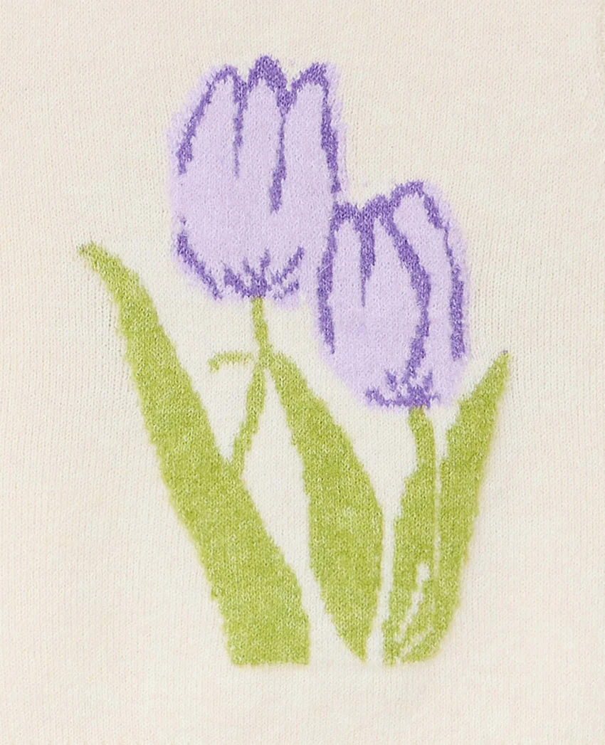 Pimkie Pull sans manches avec tulipes