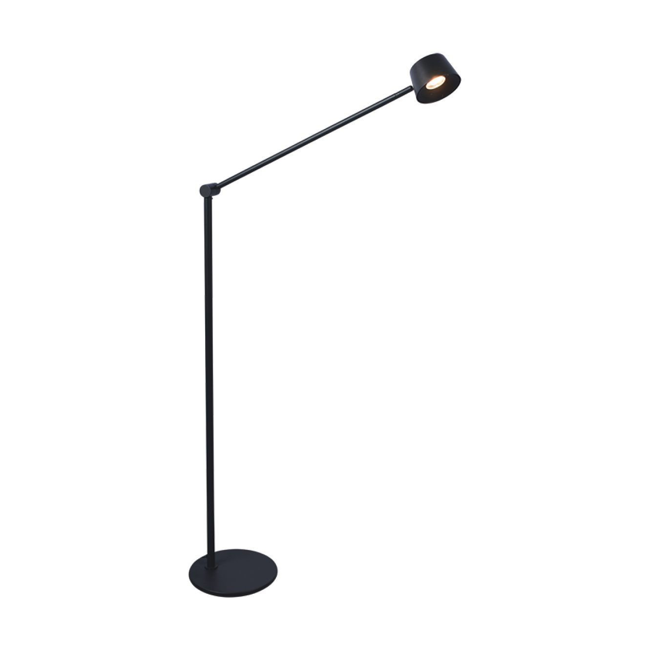 Vloerlamp Casper laag zwart