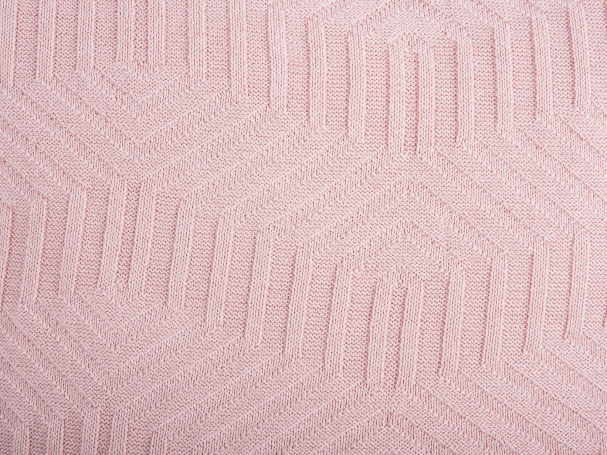 Cushion Honeycomb knitted cotton soft pink