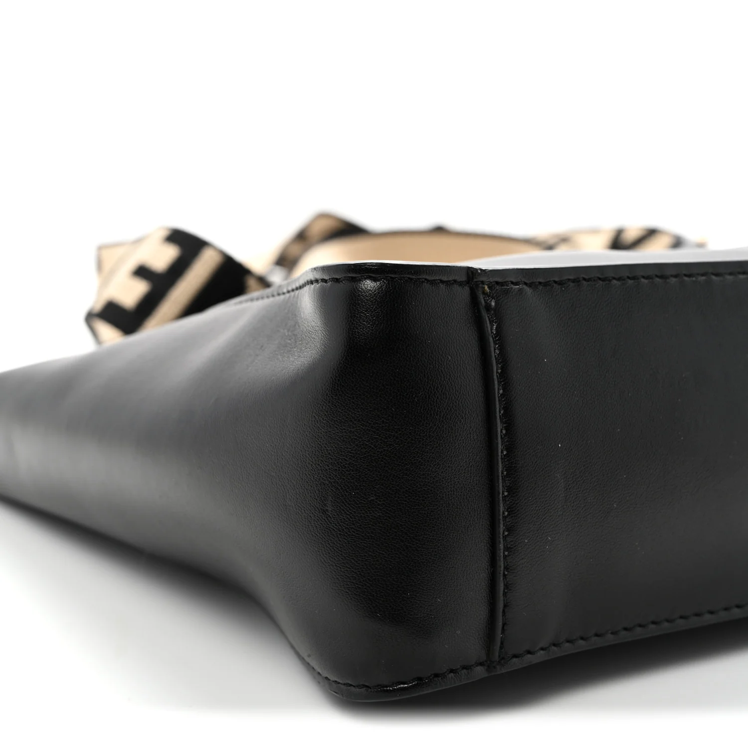 Eco Alter Nappa Perforated Logo Mini Crossbody Black - Top Club