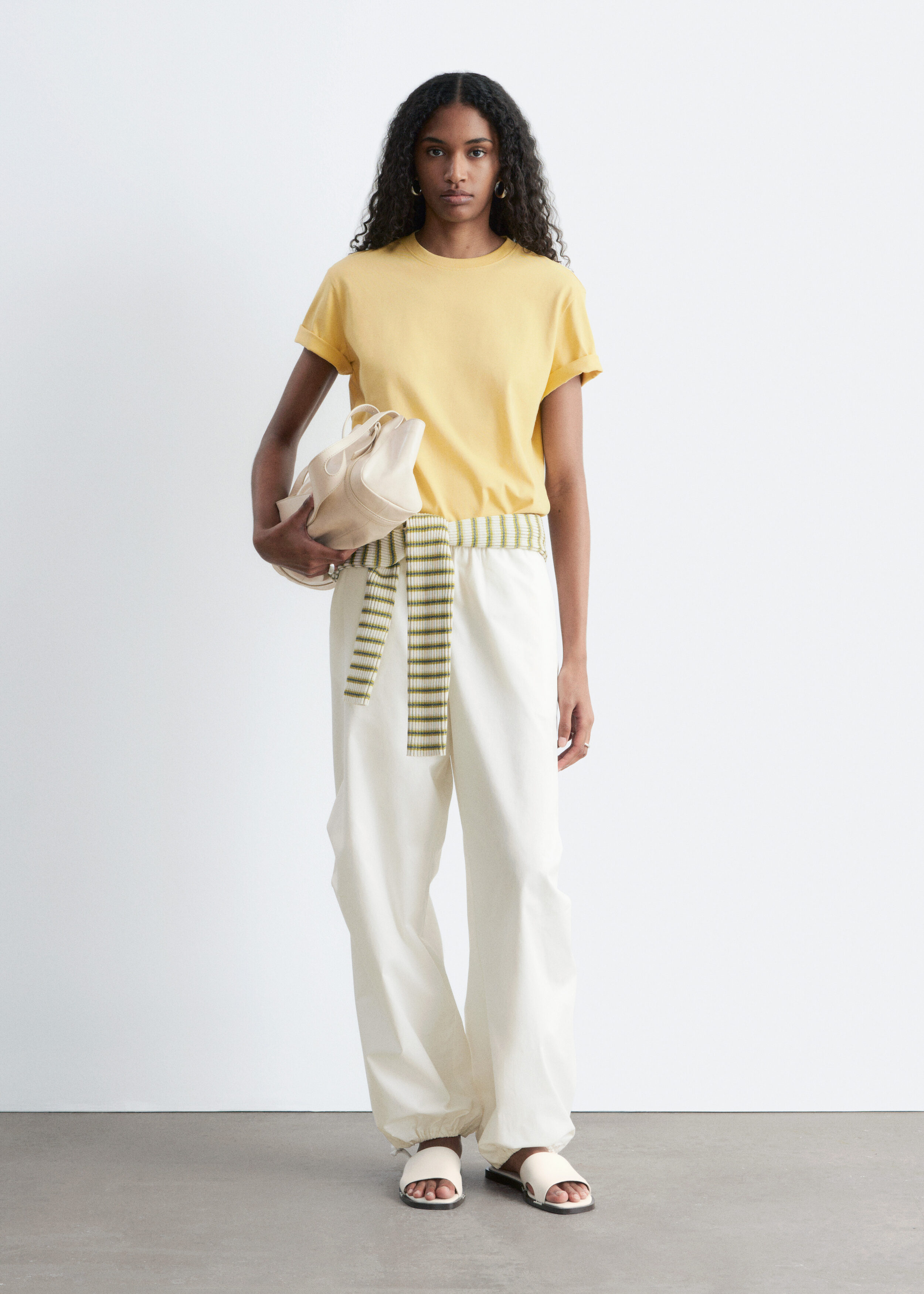 & Other Stories COTTON CREW-NECK T-SHIRT