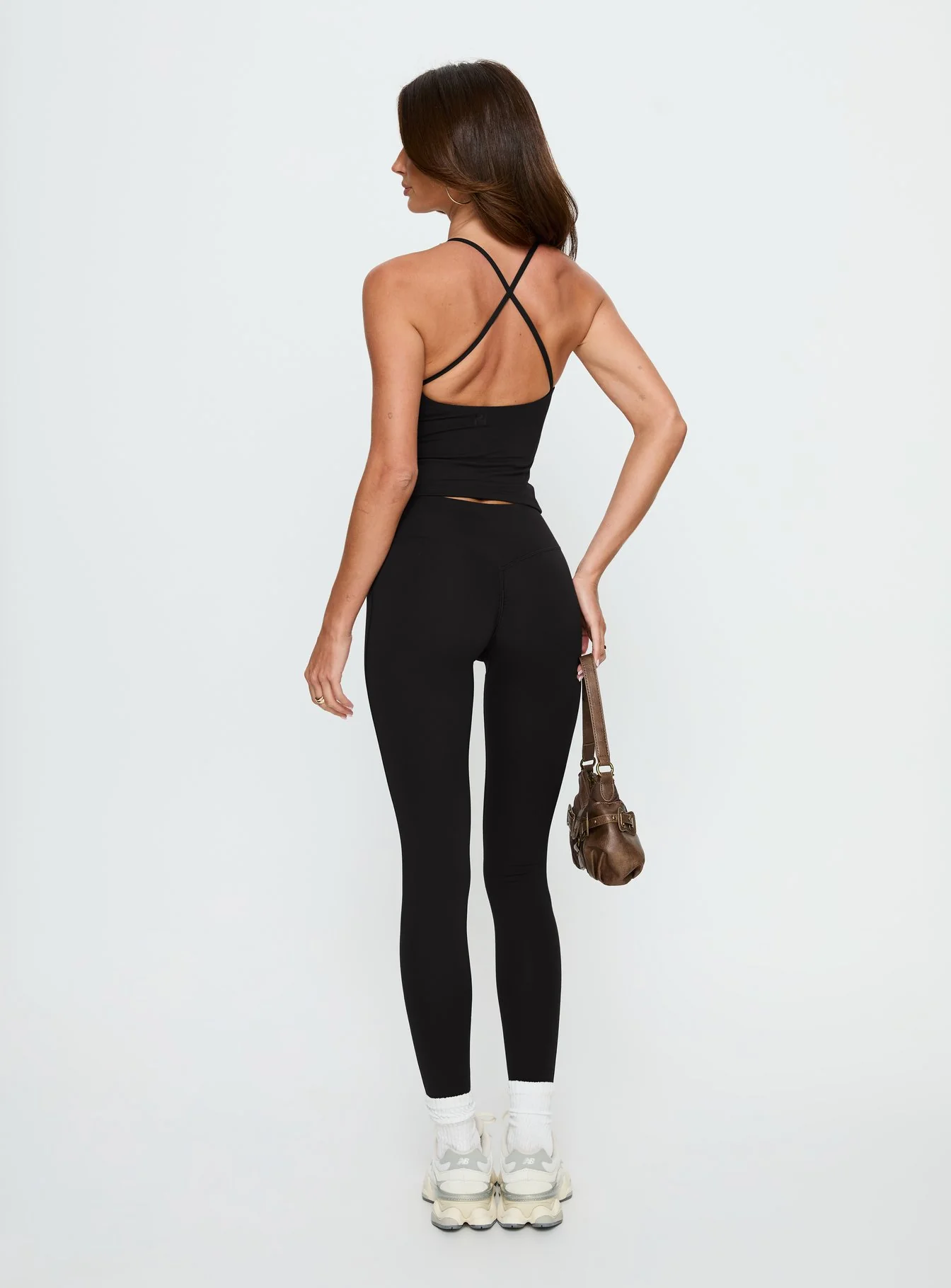 Stride Active Invisible Scrunch Leggings Black